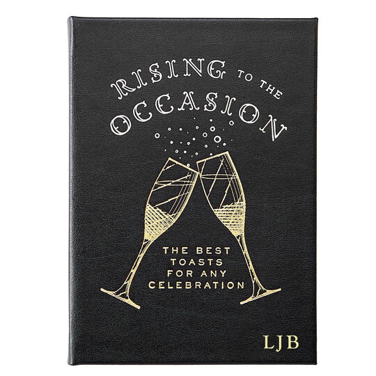 Rising To The Occasion Personalized Leather Book